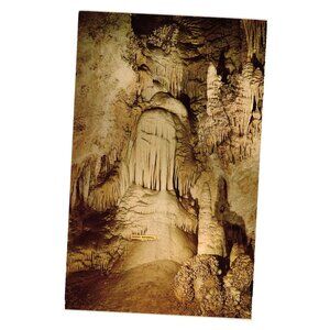 Frozen Waterfall Postcard Carlsbad Caverns National Park New Mexico Ellis Sawyer